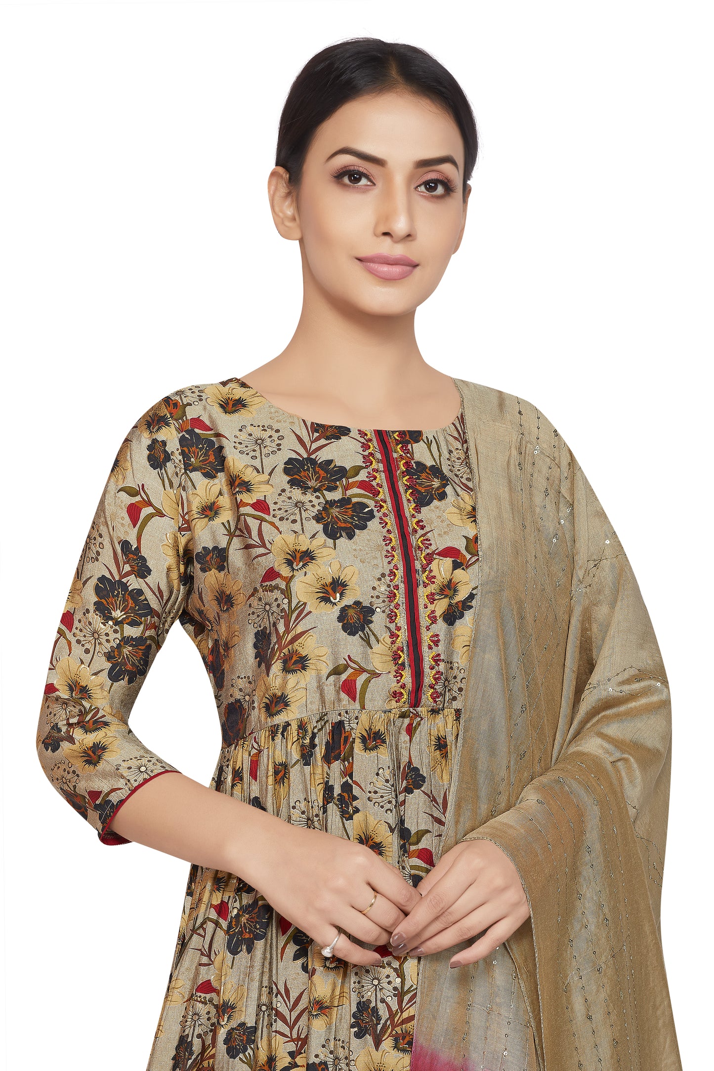 NAYRA CUT PRINTED KURTI SET