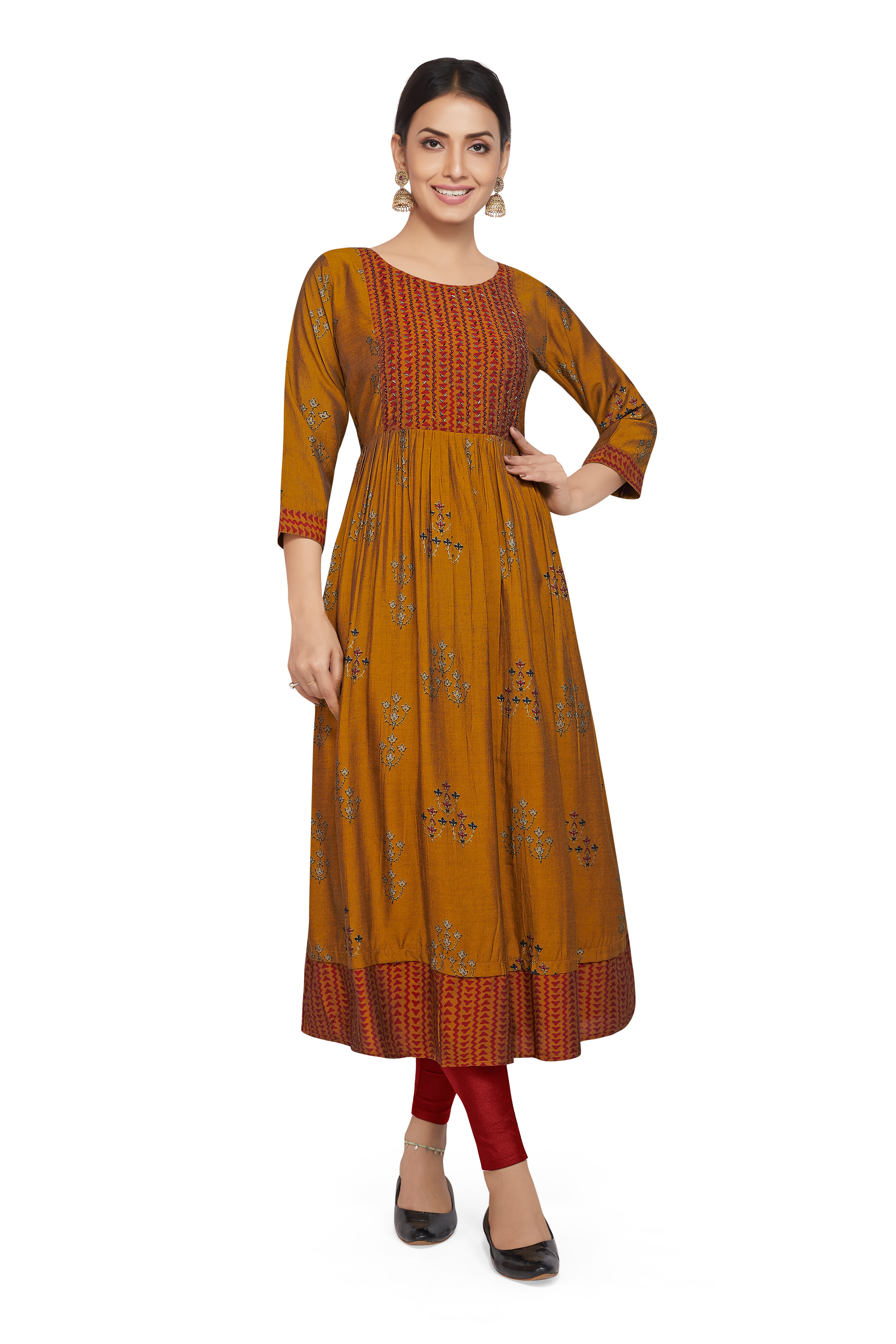 LONG MASLIN KURTI