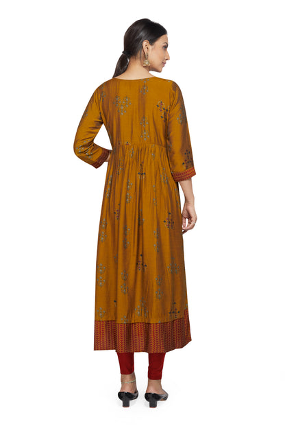 LONG MASLIN KURTI