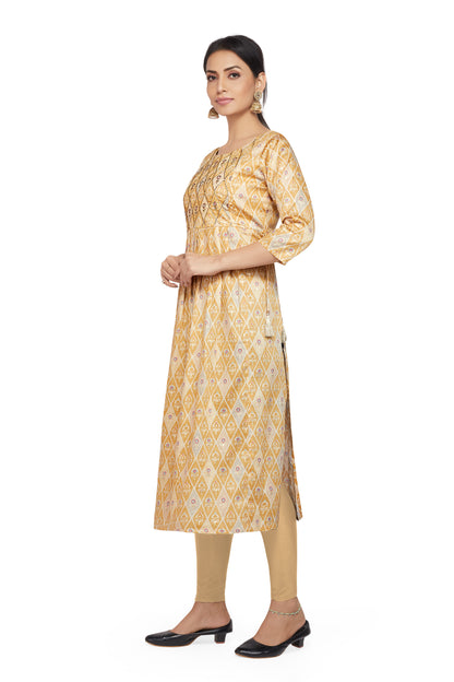 NAYRA CUT FOIL PRINTED KURTI