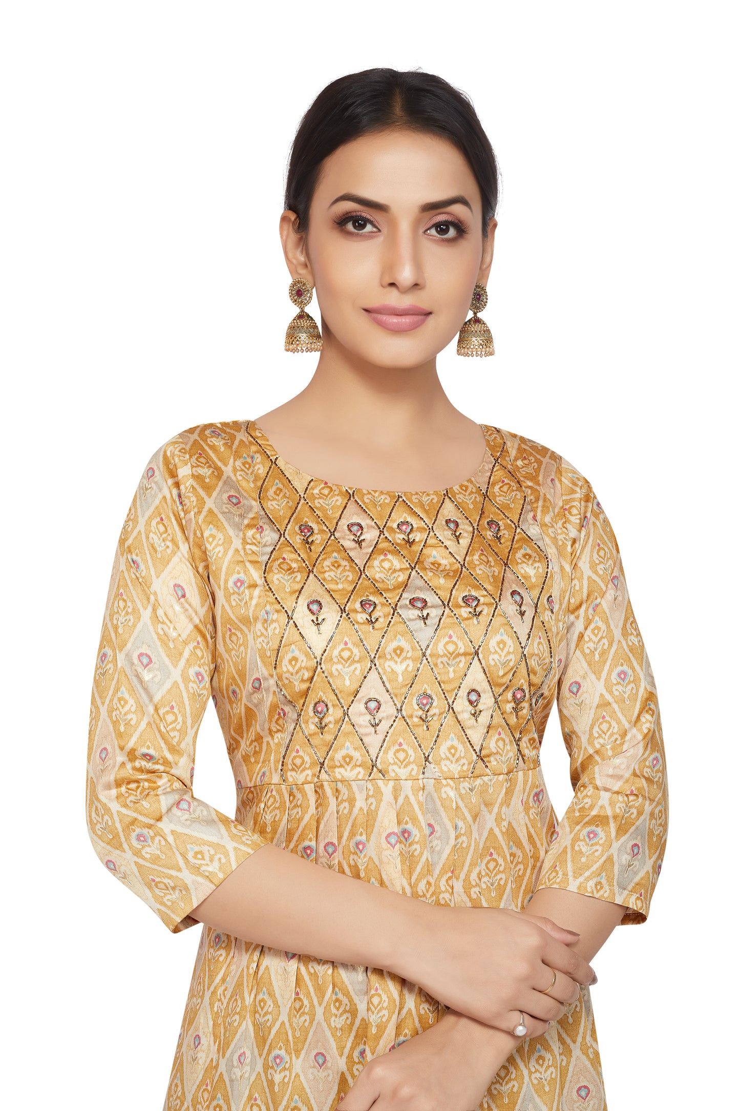 NAYRA CUT FOIL PRINTED KURTI