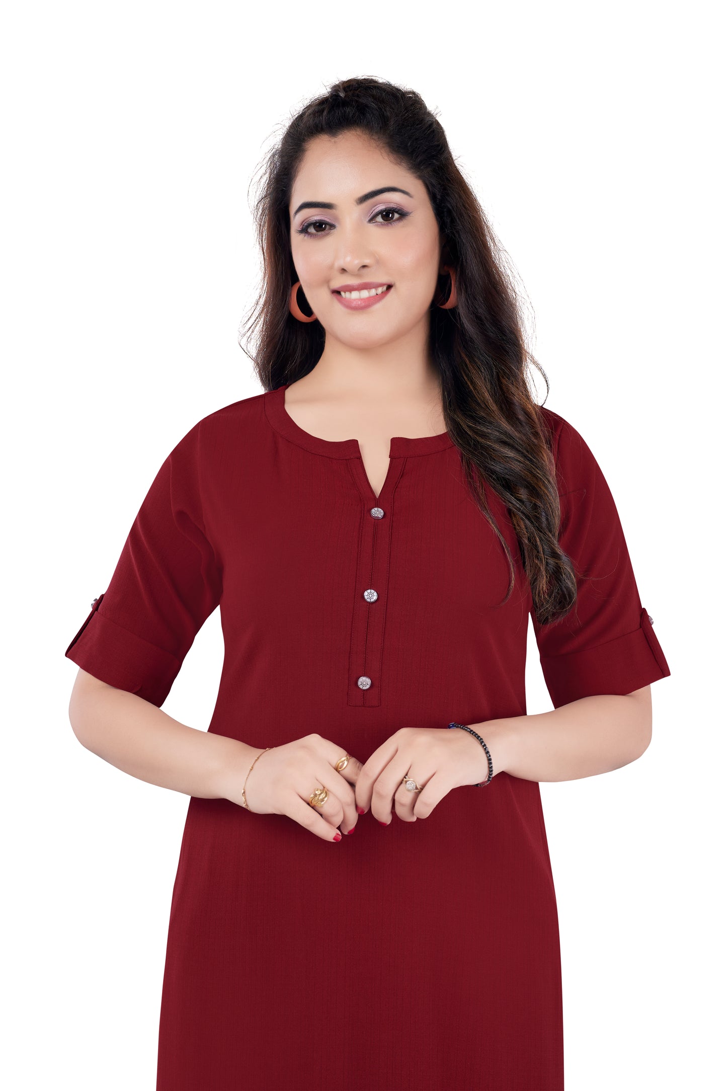 BASIC MAROON KURTI