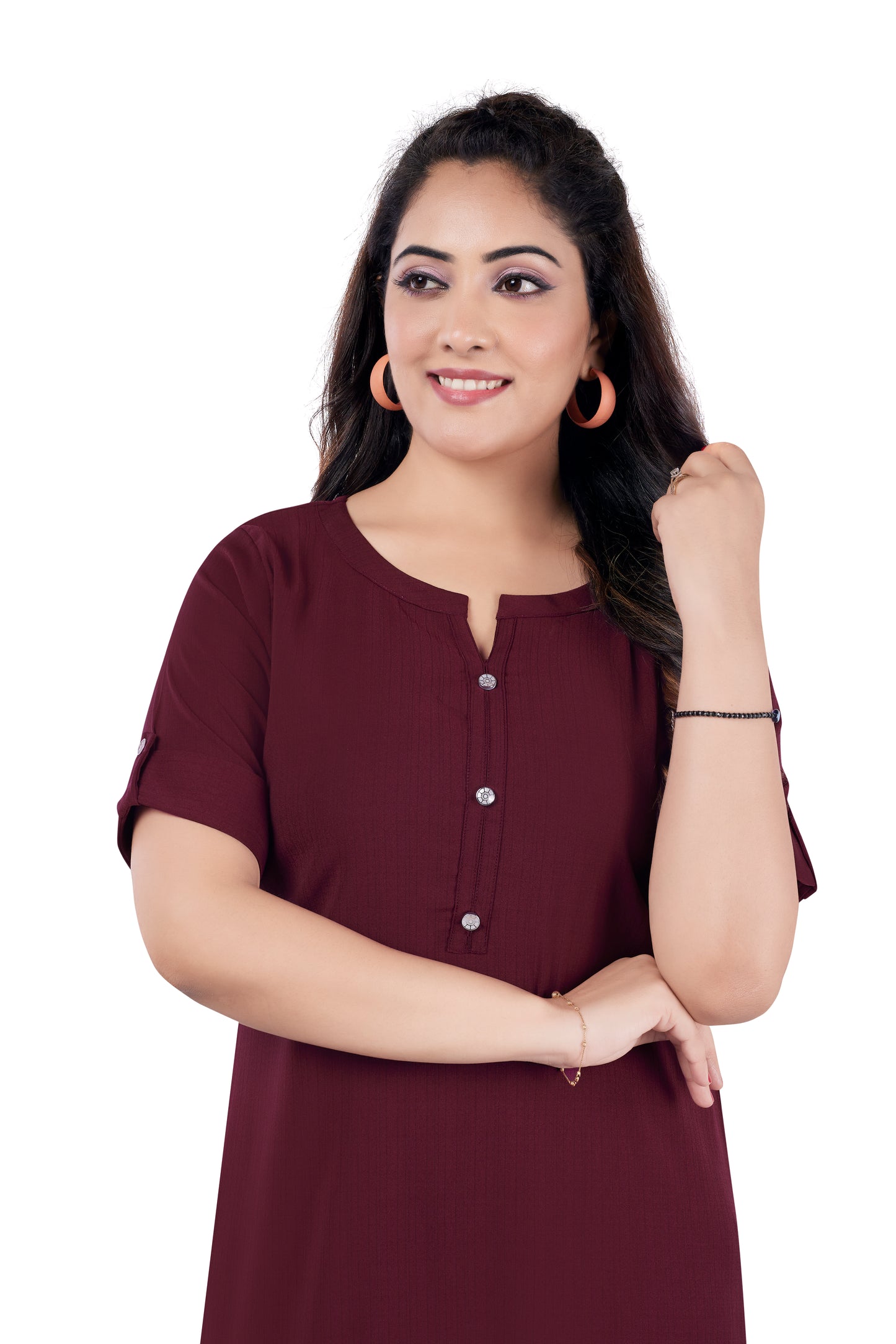 BASIC WINE KURTI